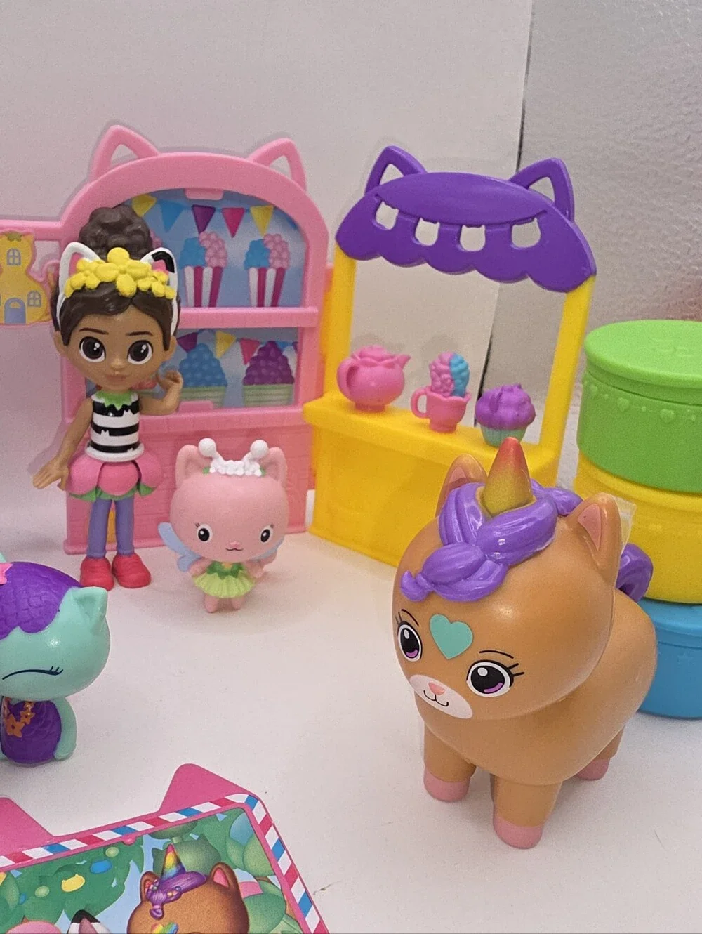 Gabby's Dollhouse Kitty Fairy Garden Party Playset